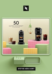 Elektromärkte Prospekt von Nespresso in Kammerermühle Aktueller Nespresso Elektromärkte Prospekt für Kammerermühle: 50 Kaffees geschenkt* mit 1} Seite, 08.09.2025 - 28.09.2025