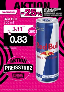 Red Bull im Woolworth Prospekt "Aktuelle Angebote" mit 28 Seiten (Bornheim)