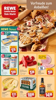 REWE Prospekt der Woche "Dein Markt" Seite 1, 17.11.2025 bis 22.11.2025 für Königsbronn Aktueller REWE Prospekt "Dein Markt" Seite 1 von 24 Seiten für Königsbronn