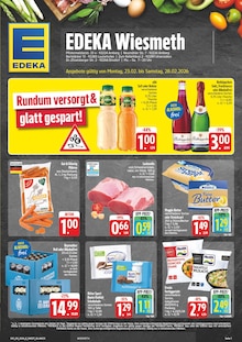 EDEKA Prospekt der Woche "Wir lieben Lebensmittel!" Seite 1, 23.02.2026 bis 28.02.2026 für Lauterhofen Aktueller EDEKA Prospekt "Wir lieben Lebensmittel!" Seite 1 von 30 Seiten für Lauterhofen