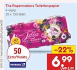 Toilettenpapier Angebote von The Papermakers bei Netto Marken-Discount Oldenburg für 6,99 €
