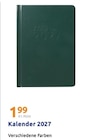 Kalender 2027 bei Action im Hanerau-Hademarschen Prospekt für 1,99 €