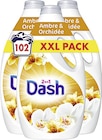 Lessive Liquide Détergent Ambre et Orchidée * - DASH en promo chez Casino Supermarchés Perpignan à 18,90 €