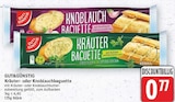 Knoblauchbaguette von Gut&Günstig für 0,77 € bei E center im Angebot Knoblauchbaguette von Gut&Günstig im aktuellen E center Prospekt