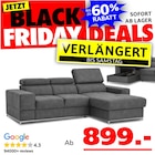 Aktuelles Dior Ecksofa Angebot bei Seats and Sofas in Mönchengladbach ab 899,00 €