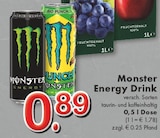 Aktuelle Energydrink Angebote bei TOP Getränke in Ratingen Aktuelles Energy Drink Angebot bei TOP Getränke in Ratingen ab 0,89 €