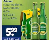 Natur Radler im Angebot bei Getränkewelt in Willich Natur Radler Angebote von Gösser bei Getränkewelt Willich für 5,99 €