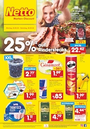 Netto Marken-Discount Prospekt für Hagen, Westf mit 41 Seiten Netto Marken-Discount Prospekt für Hagen, Westf: 25% auf Rindersteaks, 41 Seiten, 23.05.2022 - 28.05.2022