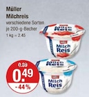 Milchreis von Müller im aktuellen V-Markt Prospekt für 0,49 €