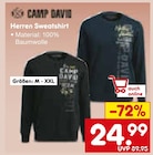 Herren Sweatshirt Angebote von CAMP DAVID bei Netto Marken-Discount Koblenz für 24,99 €