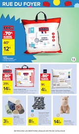 Couette en promo dans le catalogue Carrefour à la page 66