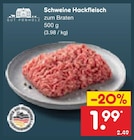 Schweine Hackfleisch bei Netto Marken-Discount im Herzberg Prospekt für 1,99 €