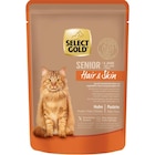 Maxi Zoo Tain-l'Hermitage - Promo SELECT GOLD Hair & Skin Sachets de Pâtée Chat Senior Poulet 12x85 g Promo SELECT GOLD Hair & Skin Sachets de Pâtée Chat Senior Poulet 12x85 g à 9,84 € dans le catalogue Maxi Zoo à Tain-l'Hermitage