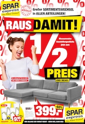 Kuchen im Spar-Express Prospekt in Celle Aktueller Spar-Express Prospekt mit Kuchen, "RAUS DAMIT", Seite 1