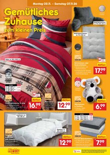 Spannbettlaken im aktuellen Netto Marken-Discount Prospekt (Hamburg) Spannbettlaken im Netto Marken-Discount Prospekt "Aktuelle Angebote" mit 70 Seiten (Hamburg)