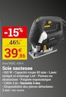 Scie sauteuse en promo chez Espace Emeraude Cholet à 39,86 €