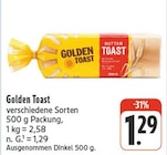 Aktuelles Butter Toast Angebot bei EDEKA in Dresden ab 1,29 €