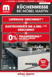 Möbel Martin Möbel & Einrichtung Prospekt der aktuellen Woche mit 2 Seiten, gültig von 07.04.2026 bis 30.04.2026, in Dahn und Umgebung Aktueller Möbel Martin Möbel & Einrichtung Prospekt in Dahn und Umgebung, "KÜCHENMESSE BEI MÖBEL MARTIN" mit 2 Seiten, 07.04.2026 - 30.04.2026