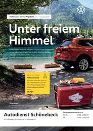 Volkswagen Prospekt für Schönebeck (Elbe): Endlich wieder Sommer, 1 Seite, 01.06.2022 - 31.08.2022