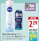 Deo Spray Angebote von Nivea bei EDEKA Filderstadt für 1,99 €