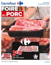 Viande Angebote im Prospekt "FOIRE AU PORC" von Carrefour auf Seite 1