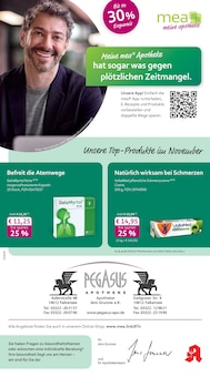 mea - meine apotheke Prospekt der Woche "Unsere November-Angebote" Seite 1, 01.11.2025 bis 30.11.2025 für Falkensee Aktueller mea - meine apotheke Prospekt "Unsere November-Angebote" Seite 1 von 4 Seiten für Falkensee