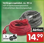 Verlängerungskabel, ca. 20 m Angebote bei Netto Marken-Discount Münster für 14,99 €