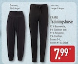 Trainingshose im ALDI Nord Prospekt Trainingshose von CRANE im aktuellen ALDI Nord Prospekt für 7,99 €