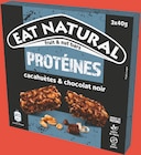 Barres de céréales protéinées chocolat noir - Eat natural dans le catalogue Intermarché