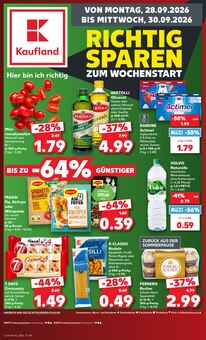 Volvic im Kaufland Prospekt "Hier bin ich richtig" mit 76 Seiten (Freiberg)