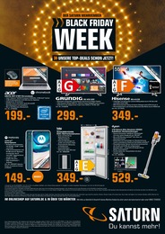 Elektromarkt Prospekt von Saturn München Saturn Prospekt: "BLACK FRIDAY WEEK", 1 Seite, 20.11.2022 - 27.11.2022