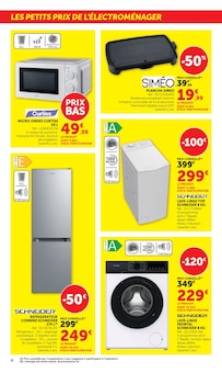 Promotion Lave-Linge dans le prospectus Super U, valable du 18/08/2026 au 06/09/2026 Promo Lave-Linge dans le catalogue Super U du moment à la page 4