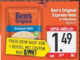 Express-Reis von Ben's Original im aktuellen EDEKA Prospekt für 0,99 €