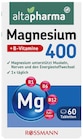 Magnesium 400 im Rossmann Prospekt Magnesium 400 von altapharma im aktuellen Rossmann Prospekt für 2,99 €
