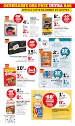 Prix et réduction Café dans le prospectus U Express en cours Offre Café dans le catalogue U Express du moment à la page 9