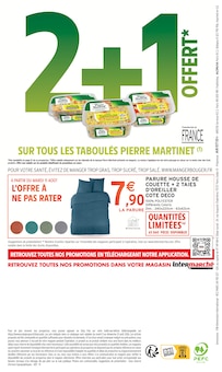Promotion Literie dans le prospectus Intermarché Super, valable du 11/08/2026 au 23/08/2026 Promo Literie dans le catalogue Intermarché Super du moment à la page 20