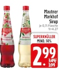 Sirup Himbeere Angebote von Mautner Markhof bei EDEKA Ravensburg für 2,99 €