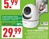 Full-HD-IP-Innenkamera „TX-146“ Angebote von Technaxx bei Marktkauf Hattingen für 29,99 €