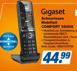 Schnurloses Mobilteil COMFORT 550HX im Angebot bei expert in Lingen Schnurloses Mobilteil COMFORT 550HX Angebote von Gigaset bei expert Lingen für 44,99 €