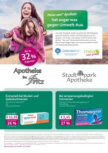 Aktueller mea - meine apotheke Prospekt "Unsere Oktober-Angebote" Seite 1 von 4 Seiten für Kulmbach