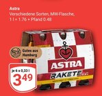 Rakete im Angebot bei GLOBUS in Rostock Rakete Angebote von Astra bei GLOBUS Rostock für 3,49 €