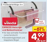 EXPRESS Heizungs- und Balkontrockner von Vileda für 4,99 € bei Netto Marken-Discount im Angebot EXPRESS Heizungs- und Balkontrockner von Vileda im aktuellen Netto Marken-Discount Prospekt