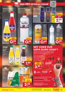 Coca Cola im Netto Marken-Discount Prospekt "Aktuelle Angebote" mit 51 Seiten (Stendal (Hansestadt))