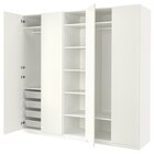 Kleiderschrank weiß/weiß 250x60x236 cm Angebote von PAX / FORSAND bei IKEA Baden-Baden für 665,00 €