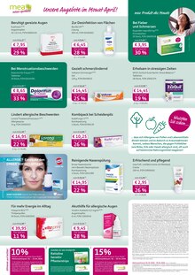 Aktueller mea - meine apotheke Prospekt "Unsere April-Angebote" für Monheim (Rhein) Aktueller mea - meine apotheke Prospekt für Monheim (Rhein) mit Seiten