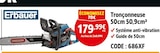 Tronçonneuse 50cm 50,9cm³ - ERBAUER en promo chez Screwfix Sarcelles à 179,99 €