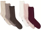 Lot de 3 paires de chaussettes femme surpiquées - GEMO en promo chez Intermarché Hyper Nancy à 6,99 €