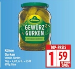 Gurken von Kühne für 1,59 € bei EDEKA im Angebot Gurken von Kühne im aktuellen EDEKA Prospekt