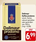 Kaffee prodomo im Angebot bei E center in Böblingen Kaffee prodomo Angebote von Dallmayr bei E center Böblingen für 6,99 €