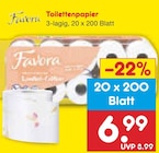 Toilettenpapier im Netto Marken-Discount Prospekt Toilettenpapier von Favora im aktuellen Netto Marken-Discount Prospekt für 6,99 €